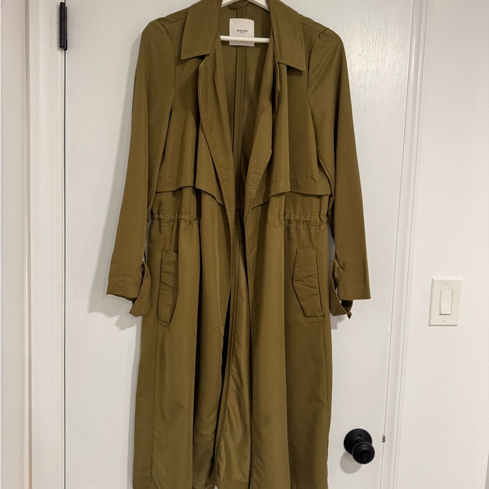 Mango Khaki Trench Coat